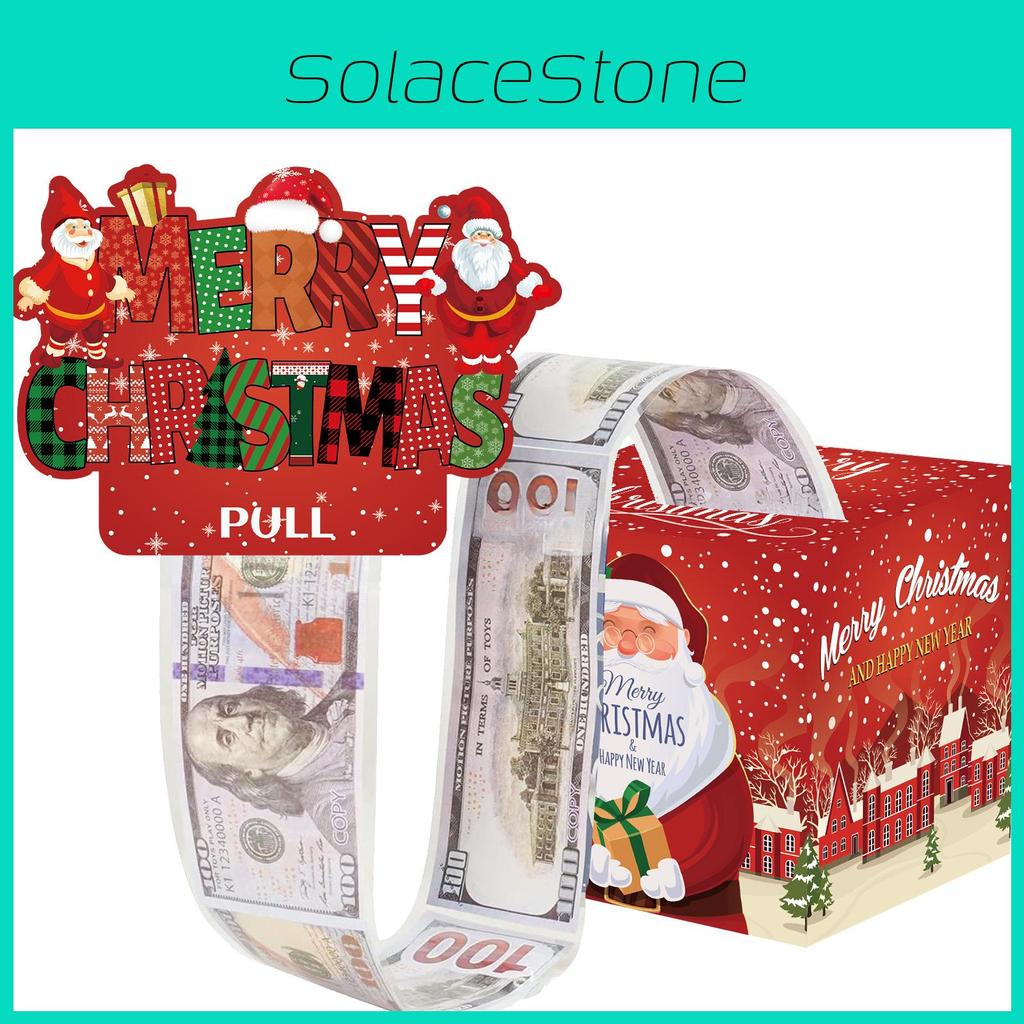 Santa Claus Decorative Box With Red Fade Finish For Christmas Events And Party Decorations