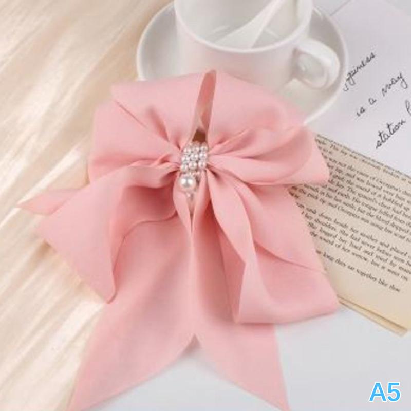 New Oversize Bowknot Pearl Barrettes Hairpins Hair Band Trendy Hairpin Hair Clip