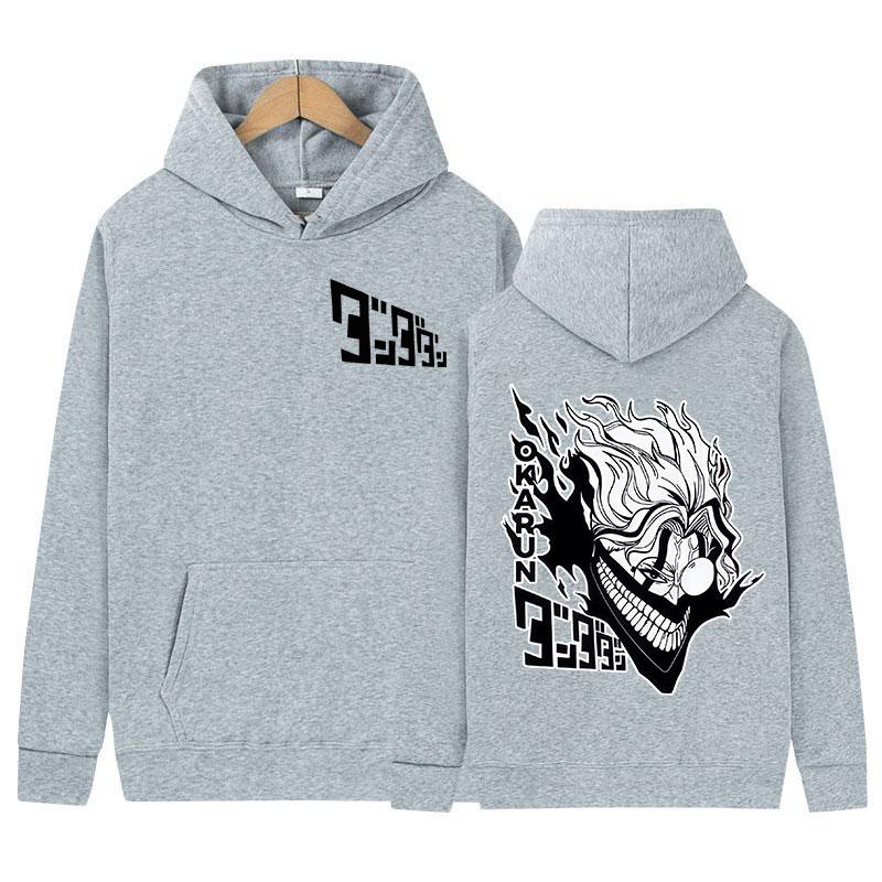 Hot Anime Dandadan Okarun Graphic Merch Hoody Japanese Casual Oversized Pullovers Sweatshirt Mens Women Fashion Harajuku Hoodies