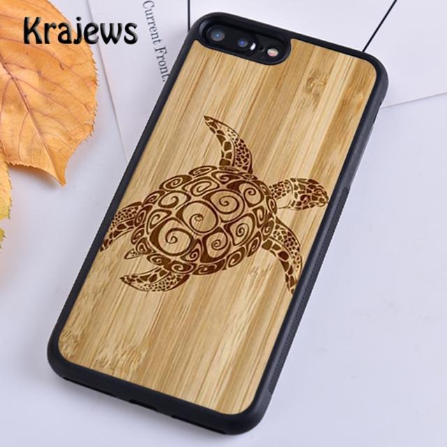 Krajews Natürliche Bambus Holz Weiche Telefon Fall Abdeckung Für iPhone 14 5 6s 7 8 plus X XR XS 11 12 13 pro max Samsung S21 S22ultra Plus