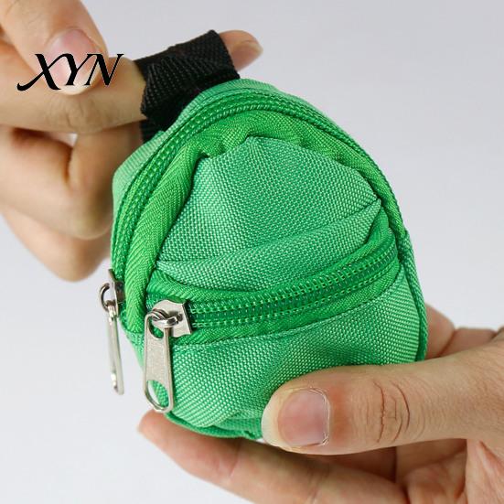 Compact Earphone Case Mini Backpack Coin Purse, Scratch Resistant Zippered Compartment Keychain Pouch Bag, Waterproof Oxford Cloth Decorative Bag