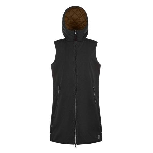 Museum Womens/Ladies Hooded Reversible Gilet