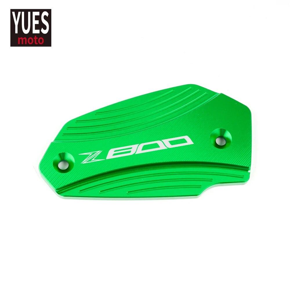 Motorcycle Accessories CNC Front & Rear Brake Fluid Cylinder Master Reservoir Cover Cap Black For KAWASAKI Z800 Z 800