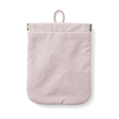 MUJI Knitter-Nylon Open Flat x 84475726 Einhand-Tasche, Rosa, Klein, ca.. 12.5 10.3 cm,