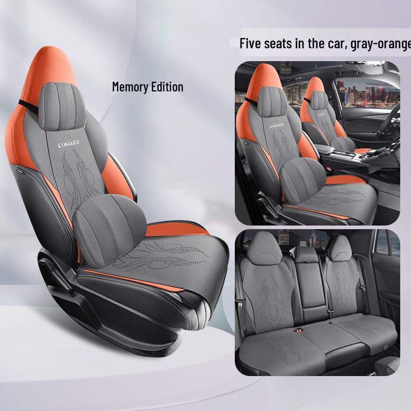 Lynk&Co 03 Autostoelkussen - Nieuw Model Zadelhoes voor Voertuigen met Vijf Zitplaatsen