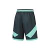 Li-Ning Way Of Wade Series Letter Print Quick-Dry Sports Basketball Shorts Men Bottoms Aqua AAPT535-11
