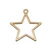 20pcs 30x27mm 5 Colors Hollow Star Charms Zinc Alloy DIY Handmade Jewelry Making Accessories