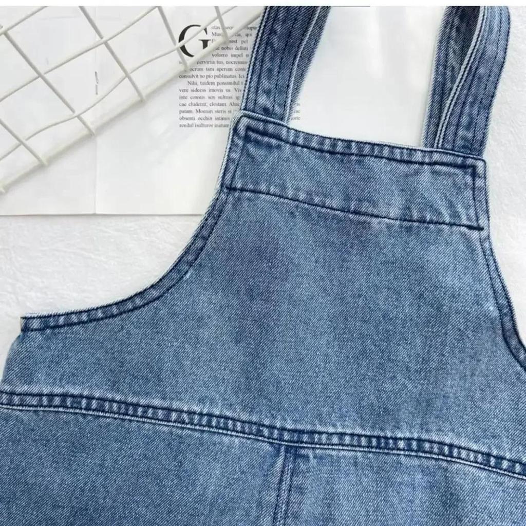 Baby Boy Solid Denim Overalls Child Jean Pants Infant Jumpsuit Children's Clothing Kids Overalls Autumn Girls Outfits