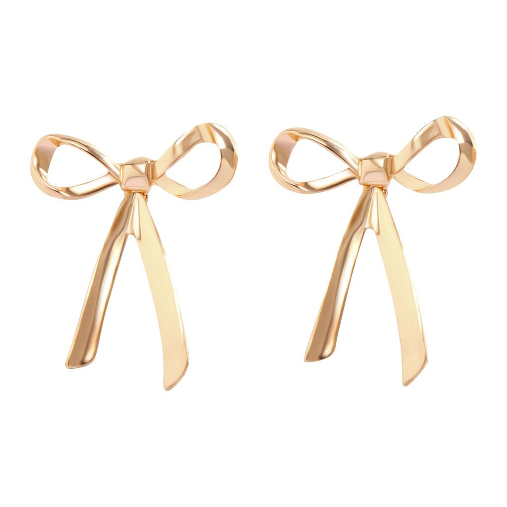 Women's Bow Earrings Cute Earrings Minimalist Pendant Beach Travel Matching Dress Earrings