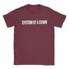 System Of A Down Men T Shirts Band Casual Tees Short Sleeve Crew Neck T-Shirts Pure Cotton Gift Idea Tops