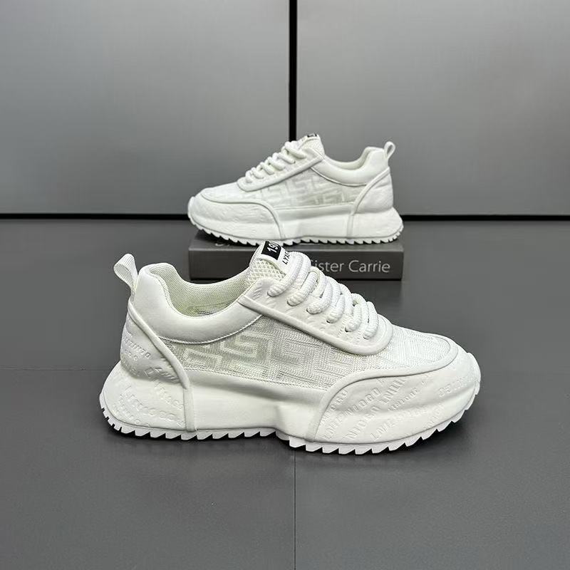 Breathable Men's Shoes New 2025 Summer Bag Bottom Sports Versatile Casual Shoes Fashion Casual Heightening Dad Shoes