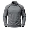 Men S Fleece Pullover Sweatshirt Long Sleeve Casual Stand Collar
