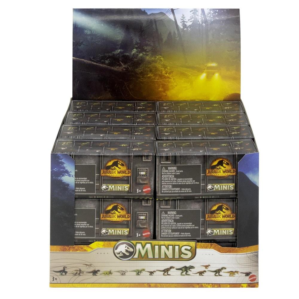 Mattel Jurassic World Dominion Mini Figure Box Assortment Second Edition Toys for Ages 3 and Up 986BSET-GWP38