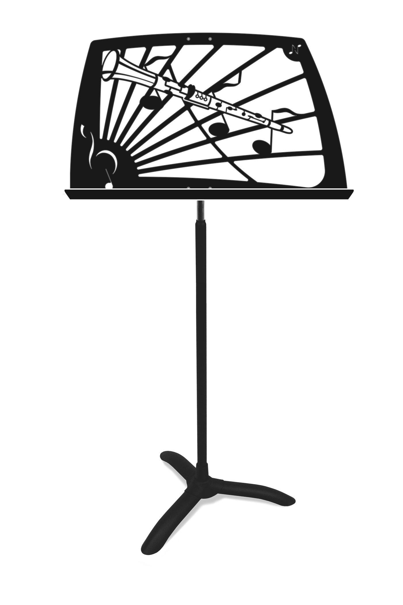 

Manhaset Music Stand “Noteworthy Stand M1060 Design: Clarinet Color: Black