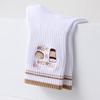 Harajuku Street Pilates Socks Breathable Cherry Embroidery Socks New Mid Tube Socks