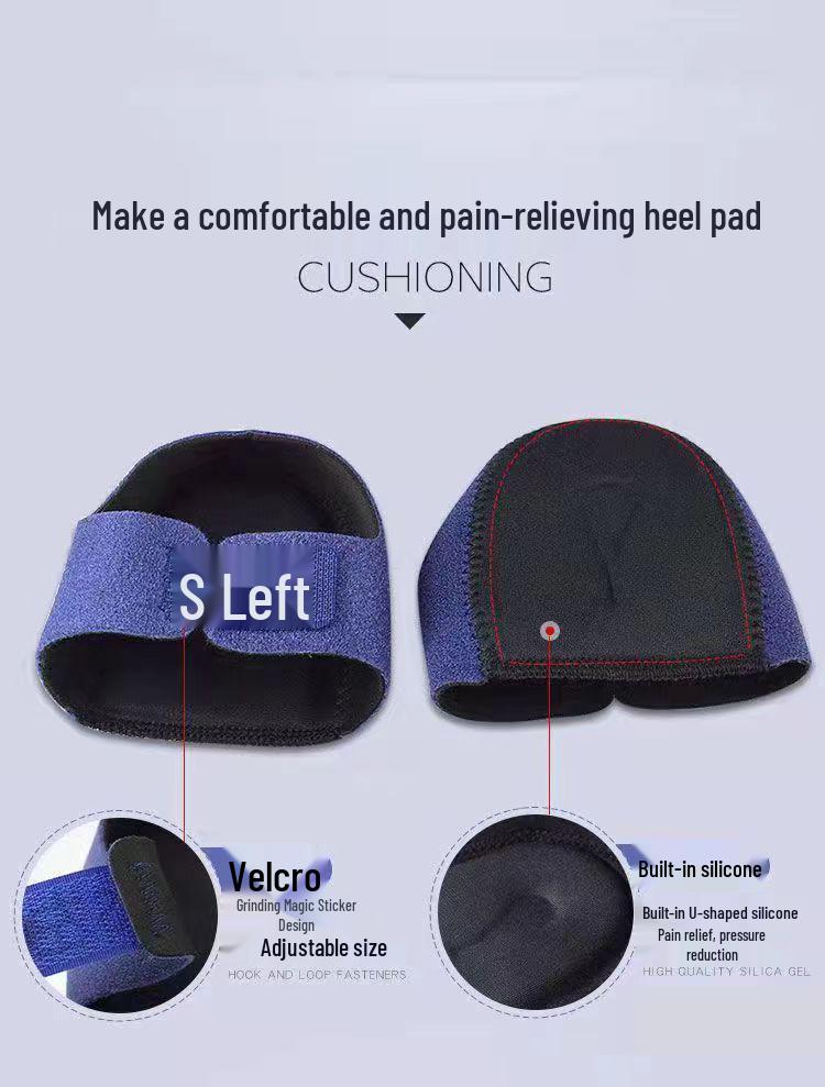 Adjustable Silicone Heel Protector: Comfortable, Breathable, Anti-Crack, Unisex Foot Care
