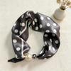 Sciarpe alla Moda con Fibbia Magnetica di Perle per Donna, Chic, con Pois, Stampa Leopardo, Corta, Setosa, Collane Choker Eleganti, Regalo per Signore