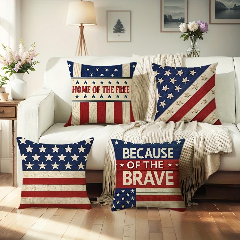 Patriotisch Amerikanisch - Themen KissenbezügeWohnzimmer Sofakissenbezug, weich und bequem, Schlafzimmer Raumdekoration