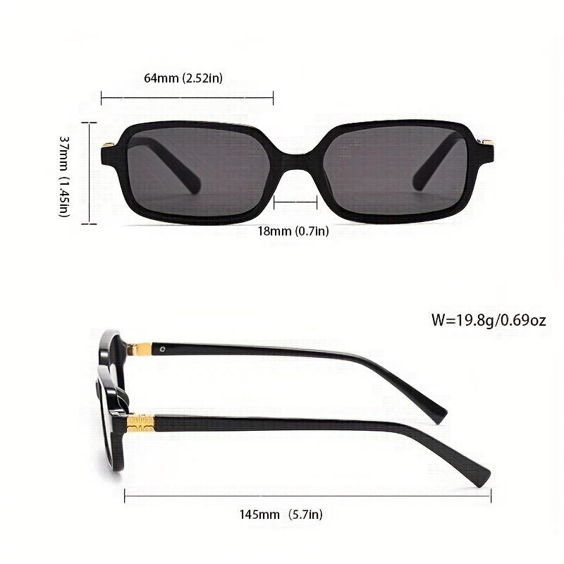 2 Pairs of Unisex Glasses Ideal for Casual Attire and Gifting