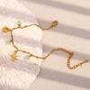 Dreamshow Dainty Sea Animal Charm Bracelet 18k Gold Plated Jewelry Fashion Bracelets Women
