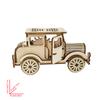 Wood Simulation Engineering Car Model Decorations Nostalgic Truck Power Car Home Decoration Gifts Crafts