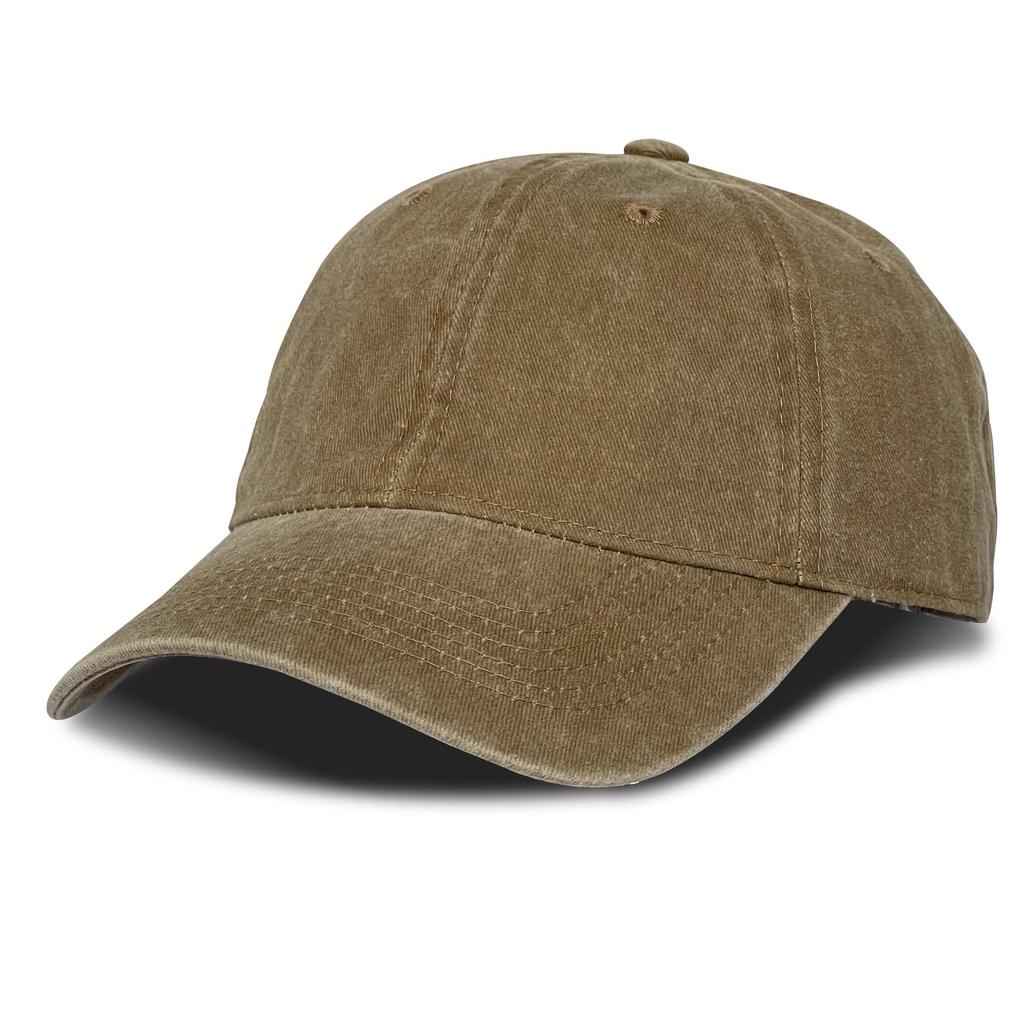 Vintage Distressed Washed Cotton Baseball Cap - High-End Sun Hat