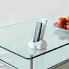Cute 3D Cloud-Shaped Remote Control Holder 2 Grids Plastic Remote Rack Eco-Friendly Save Space Desktop Storage Box Desktop Use