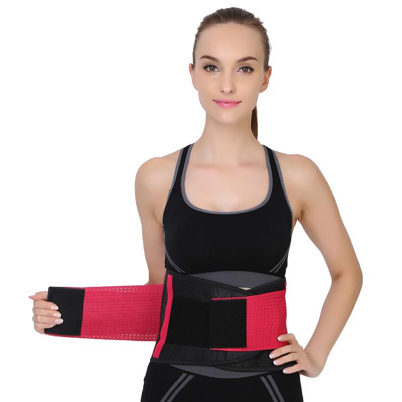 New Style Colorful Sweat Waist Support Belt for Fitness and Slimming