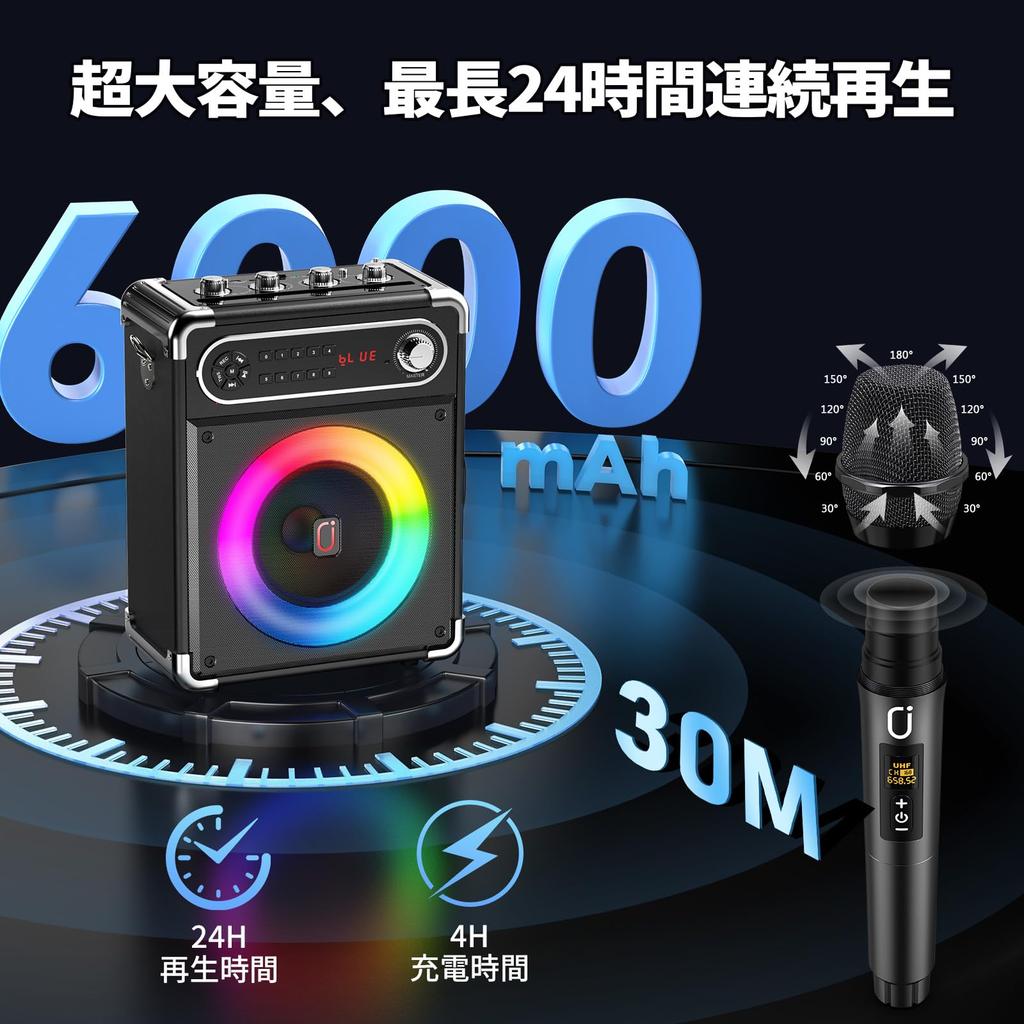JYX Speaker Set with 2 Wireless Bluetooth Enhanced Bass and Ideal for Home Street School Outdoor Disaster Street and More Loudspeaker, Microphones,