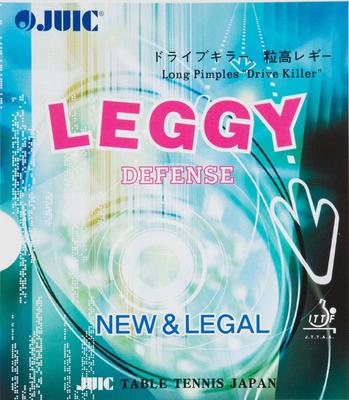 JUIC Tischtennis High Grain Belag für Legging-Verteidigung Schwarz 1006D (BK)