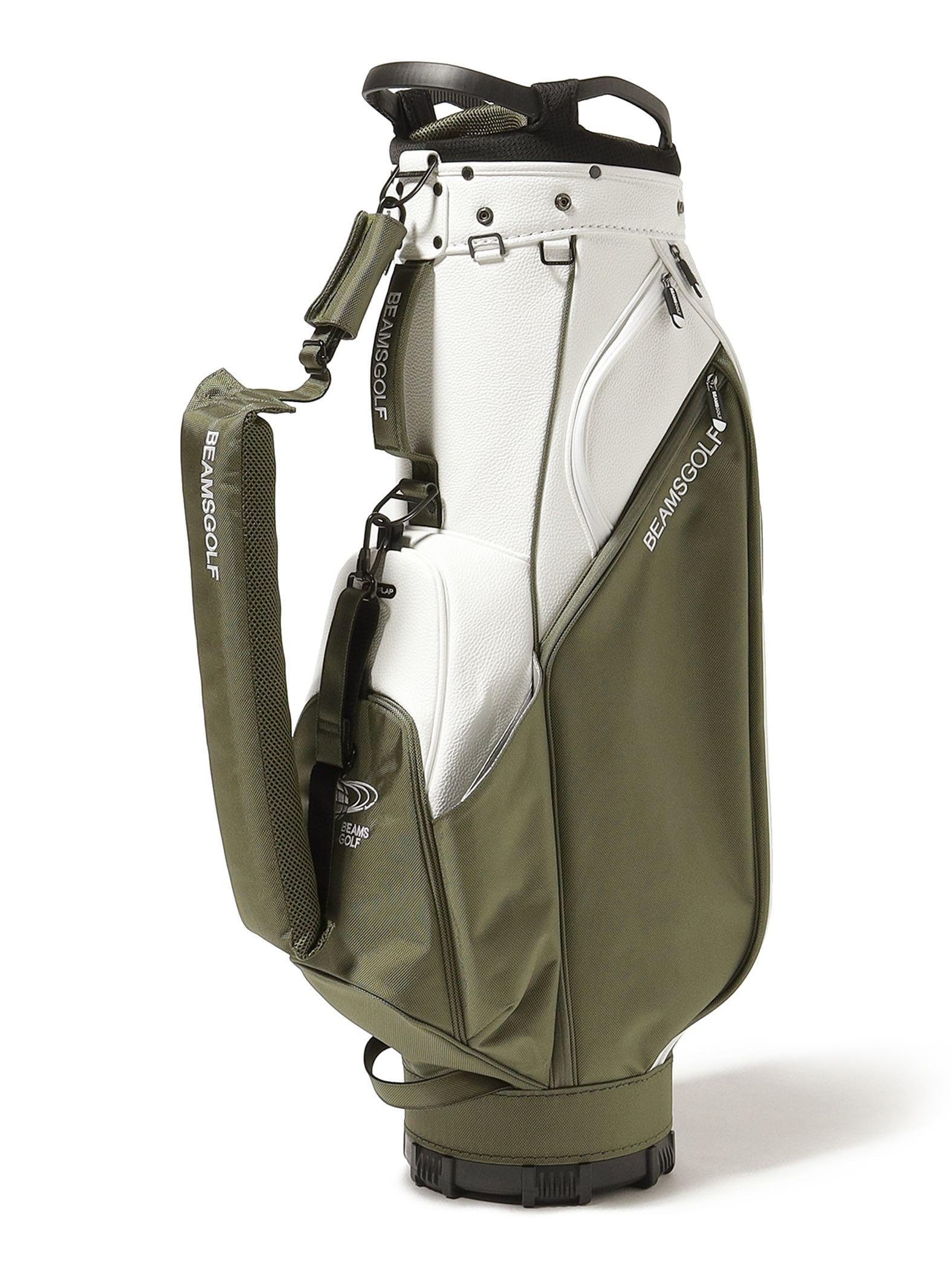 

Сумка Campus Bag Bicolor Eight Half Caddy Bag OLIVE 81610079833 [Beams Golf] - оливковый