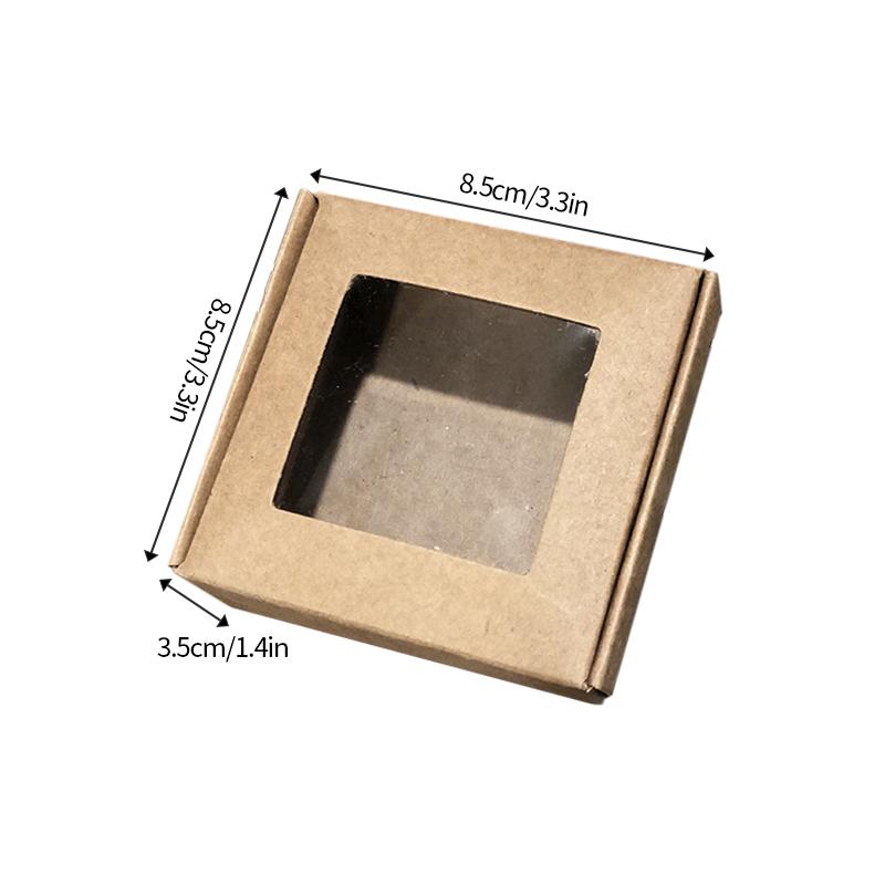 10/20Pcs Cardboard Boxes Packaging Pastry Cake Gift Packaging Boxes Kraft Paper Jewelry Gift Box Wrapping Box Cajas De Empaque