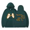 Hooded Sweater Fashion Print Double Astronaut Hooded Loose Jacket Casual Sports Sweater Couple