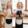 2Pcs Kids Aprons for Cooking, Adjustable Waterproof Painting Apron, Art Aprons with Pockets for Boys Girls Childs Painting Crafting Cooking Baking
