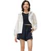 Li-Ning Sports Life Series Embroidered Floral Hooded Jacket Women Jacket Off-White AFDT434-6