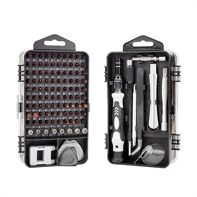 115-in-1 Multi-functional Screwdriver Set: S2 Phillips & Flathead Bits for Glasses, Watch, and Phone Repair. 115-in-1 S2 Bits Upgrade