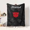 Custom Name Robo Battle Flannel Blanket Throw Blanket Soft Warm Sofa Bed Decor Unique Gift