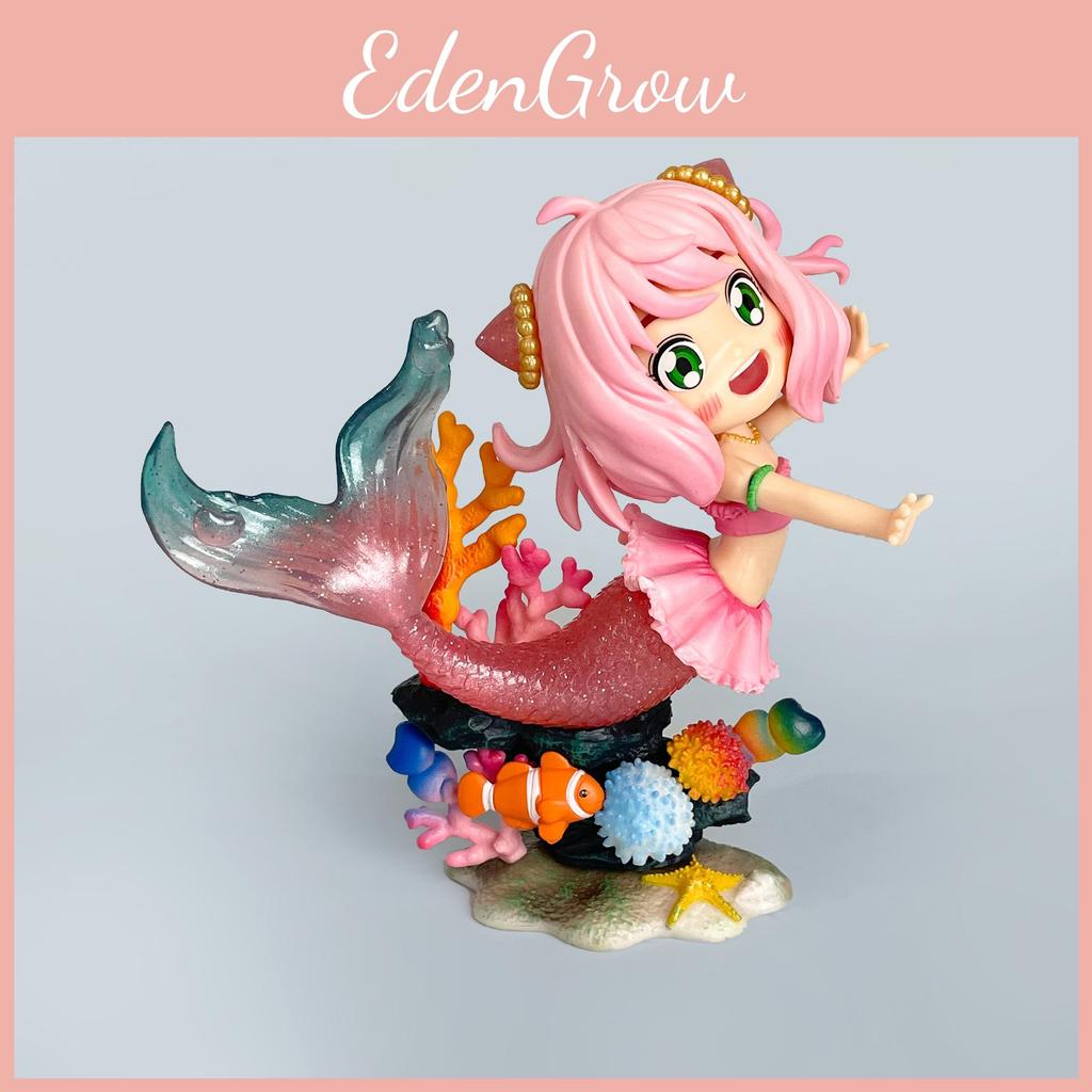 Spy×family Anya Underwater Mermaid Design Model Desktop Decoration Ornament For Anime Fans