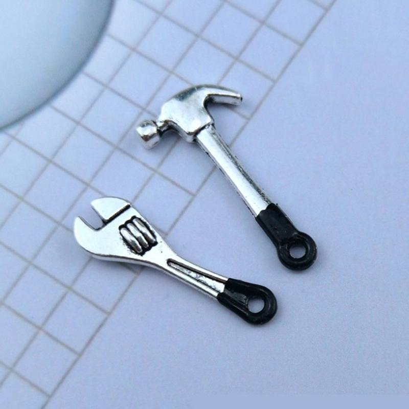 

2 шт. аксессуары для кукольного домика миниатюрная модель симуляция инструменты для ремонта детский набор игрушек чёрный