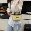 New summer woven shoulder bag vacation beach bag messenger bag rope knot vegetable basket bag women's bag