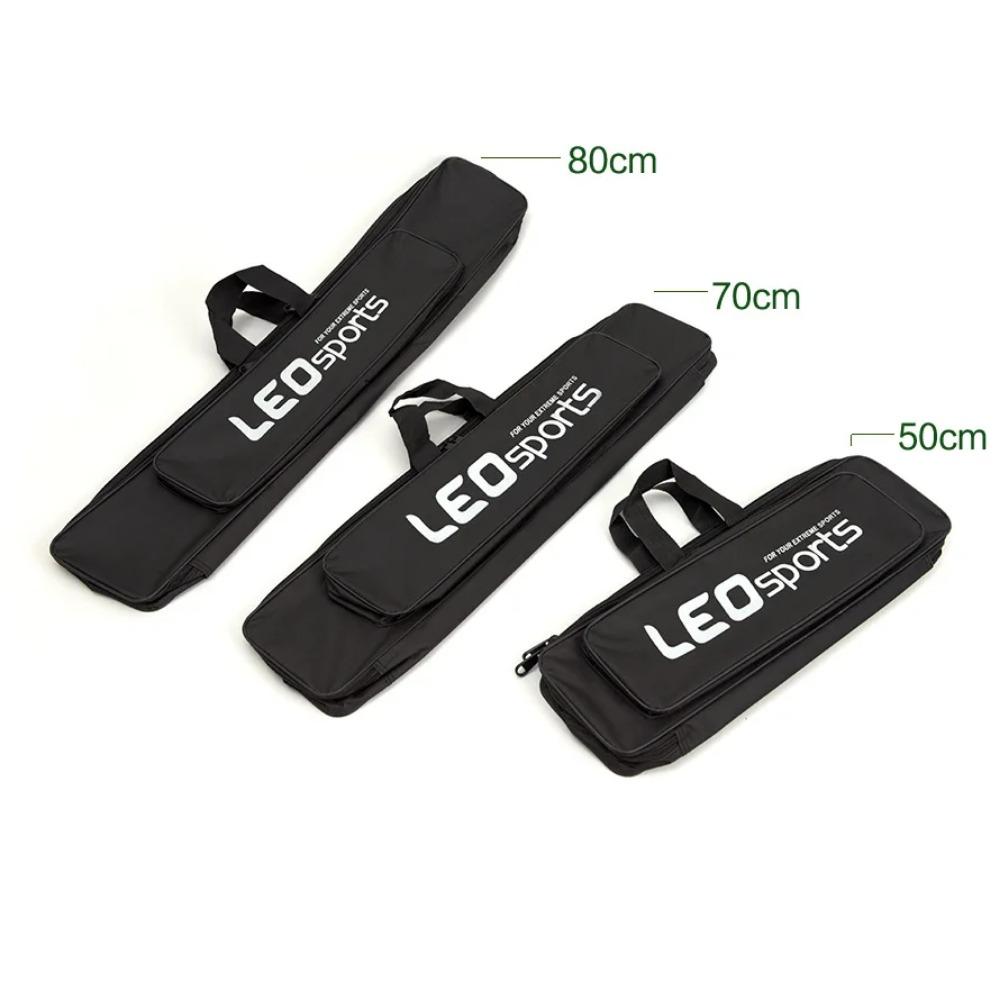 Double Layer Oxford Cloth Fishing Bag 50cm 60cm 70cm Waterproof Ice Fishing Rod Bags Case with Side Zipper Accessories Gear L30
