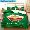 3PCS Football Elche Crest Design Bedding Set,Including 1pc Duvet Cover And 2pcs Pillowcases Perfect for Bedroom, Dormitory, Fan Christmas gift