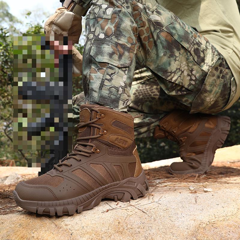Men's Tactical Boots Lace Up Desert Work Ankle Hiking Shoe Climbing Shoes Sneakers
