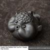 1Pcs Purple Clay Red Mud Tea Pet Bubble Fish Teaset Accessory Small Spitting Fish Table Ornament for Tea Ceremony