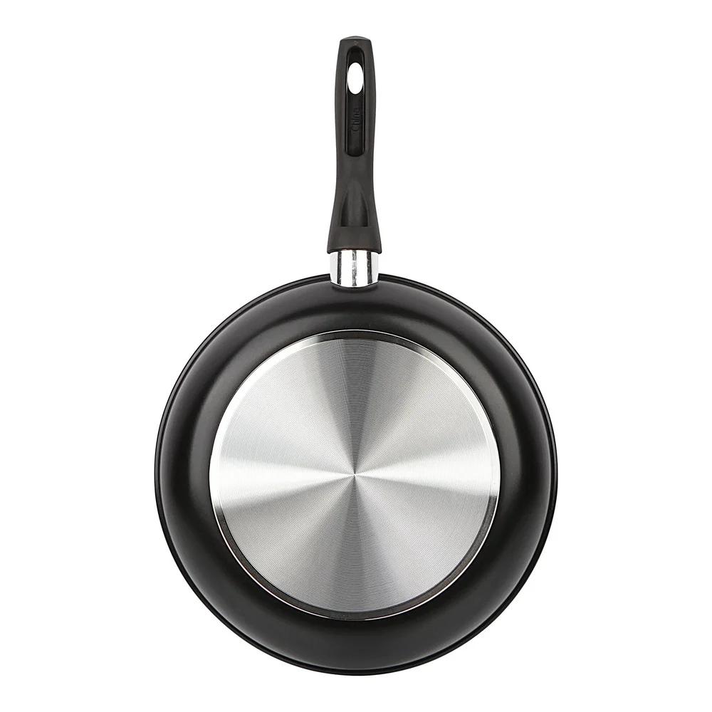 3Piece NonStick Aluminum Skillet Set Lightweight Skillets Dishwasher Safe Easy Cleanup CoolTouch Handles Versatile Cookware