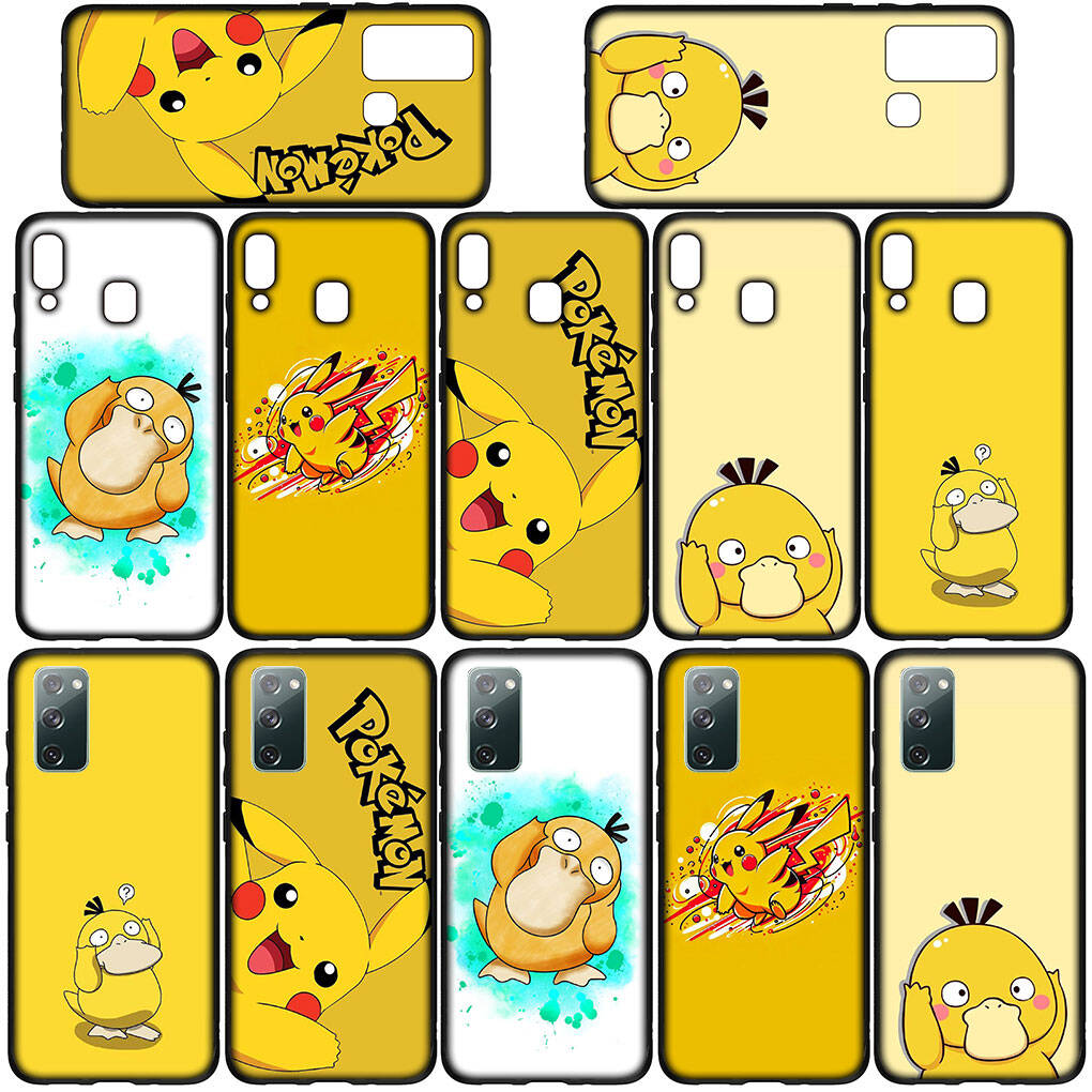 Pouzdro na telefon pro iPhone 17 16 15 Plus Xiaomi Poco F8 F7 X7 X6 M8 C85 C75 Redmi Note 14 12 11 13 Pro Max A4 14C 13C 15C Psyduck Pokemon GO Pikachu Kryt