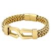 Simple Trendy Hip-Hop Glasses Type Titanium Steel Bracelet Style Fashionable Simple And Versatile Men'S Jewelry