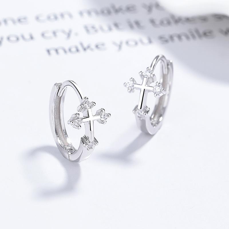 

Кришталеві сережки зі срібла 925 проби для жінок, виготовлення ювелірних виробів, подарунків, весільних заручин 925 silver