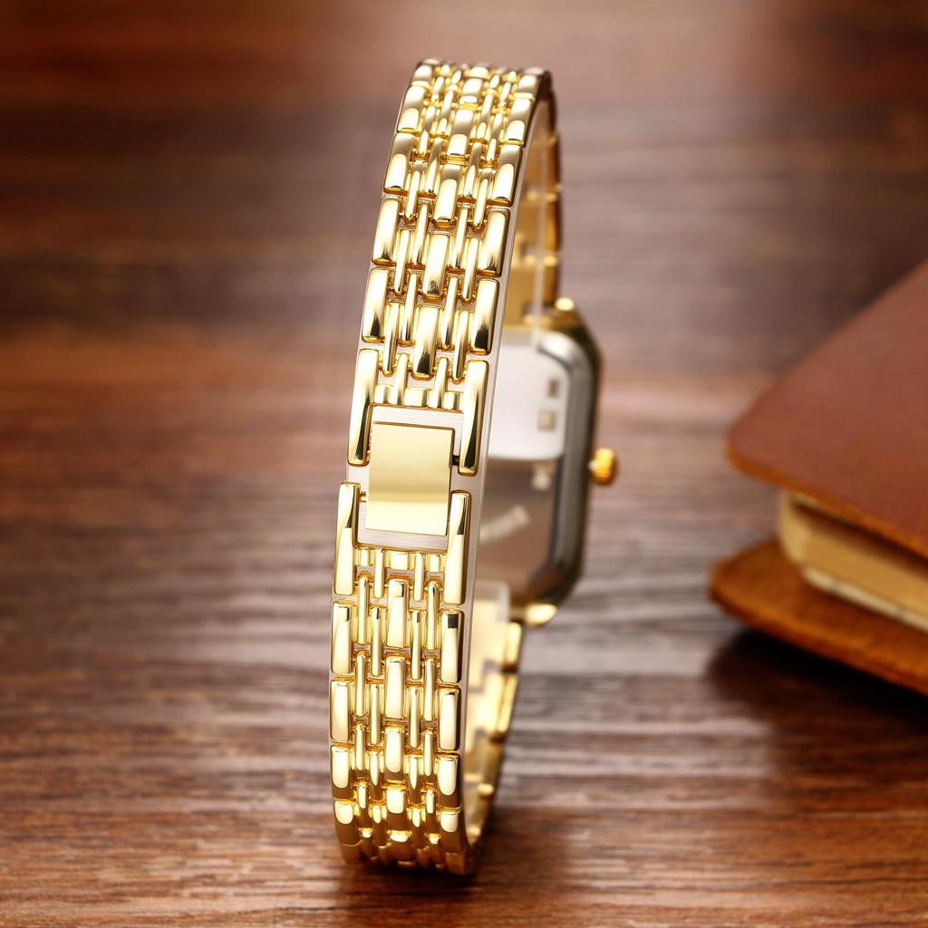 Women's Square Watch Bracelet Silver Analog Display Waterproof Fashion Quartz Accessory - Birthday Anniversary Mother's Day Christmas Valentine's