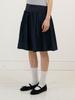 Heatherment Mori Banding Skirt (Navy)